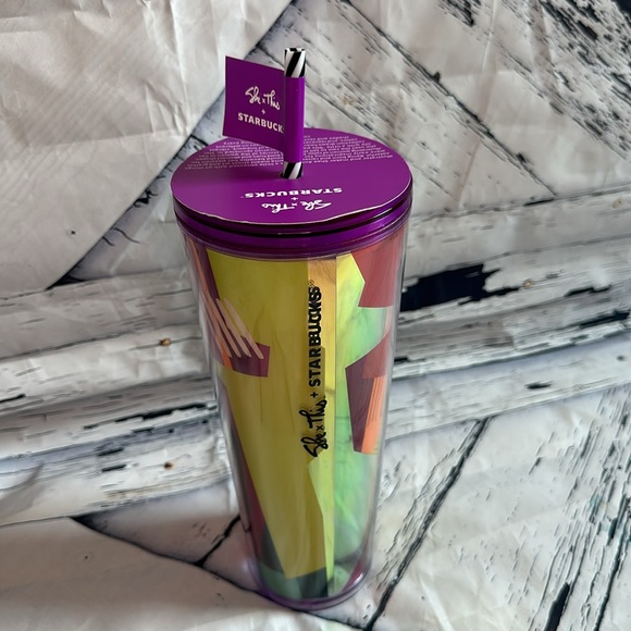 NWT SHE X THIS STARBUCKS ARTIST COLLAB LIMITED EDITION VENTI TUMBLER COFFEE CUP - Picture 3 of 4